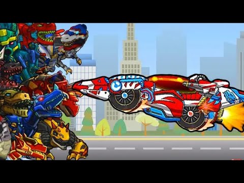 Microceratus car | dino robot battle arena full game play