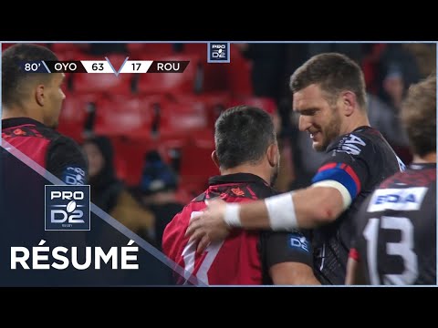 PRO D2 - Résumé Oyonnax Rugby-Rouen Normandie Rugby: 63-17 - J23 - 2021-2022