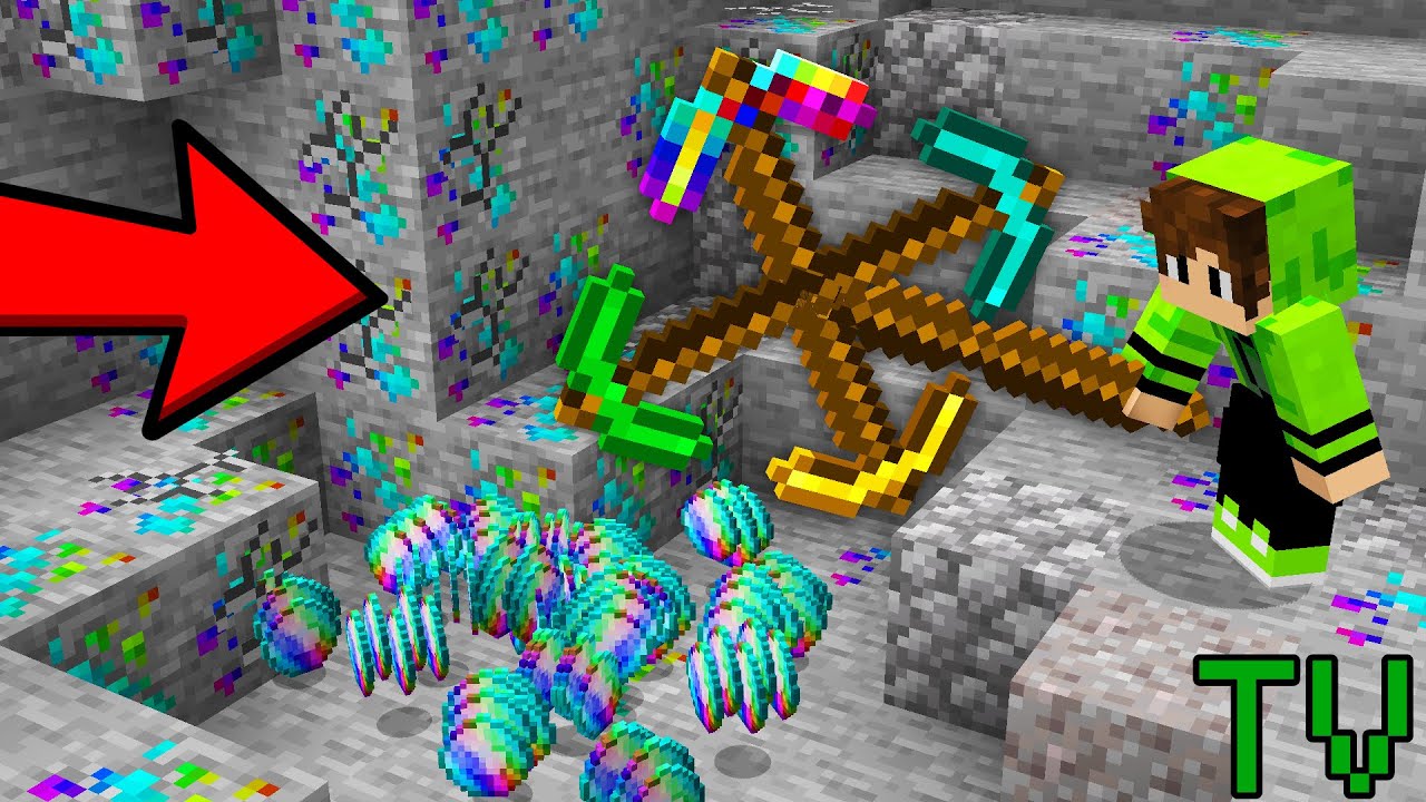 FIZ A MAIOR PICARETA DE MINÉRIO SECRETO NO MINECRAFT!