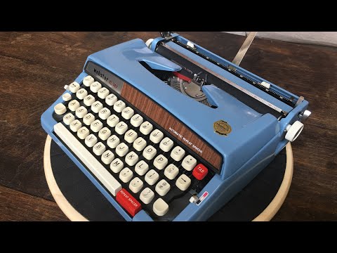 TypewriterMinutes-Typewriter Review: 1971 Brother Webster XL-747