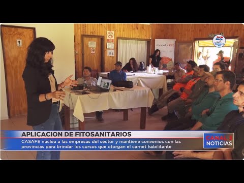 Garuhapé: unos 50 operarios realizaron el curso para aplicadores profesionales de fitosanitarios