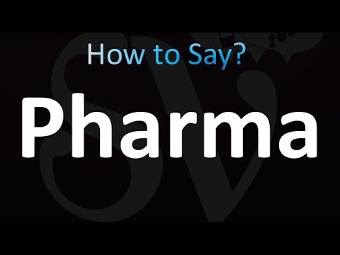 How to Pronounce Pharma (correctly!)