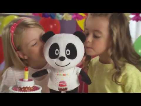 Panda Peluche Parabéns | Cubos Luminosos