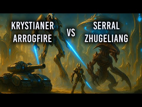 2v2 Krystianer i Arrogfire VS Serral i ZhuGeLiang uThermal Circuit