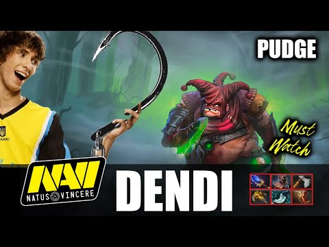 Dendi - PUDGE - DONDO IS BACK! - 7.28 - Must Watch - Dota 2 Pro Games - Full Gameplay