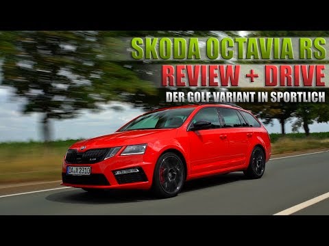 Skoda Octavia RS [2018] 245 PS Review & Testdrive Deutsch German ///Lets Drive///