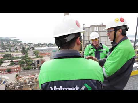 The pulp line at the CMPC Guaíba mill in Brazil