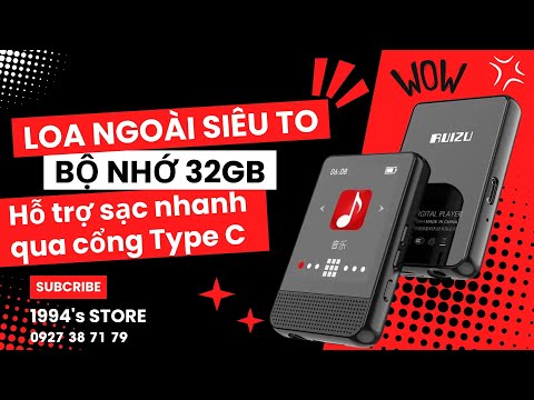 Máy Nghe Nhạc Bluetooth Ruizu M16 32Gb Màn Hình Cảm Ứng