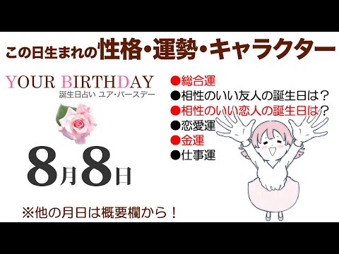 8月8日出生的人