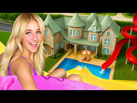We TURNED our CASTLE HOUSE into a WATERPARK! *MOM GOT MAD* 👀💧