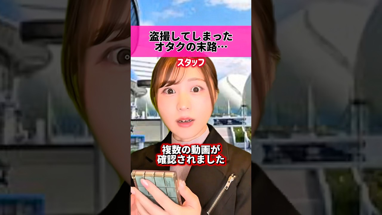 盗撮してしまったオタクの末路…。