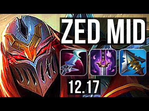 ZED vs XERATH (MID) | 11/0/4, Legendary, 1.3M mastery, 600+ games | EUW Master | 12.17
