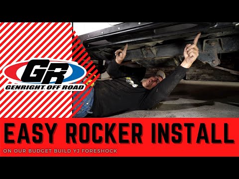 Installing GenRight Rockers On Your Jeep YJ!? WATCH THIS First! Tony Shows You How!