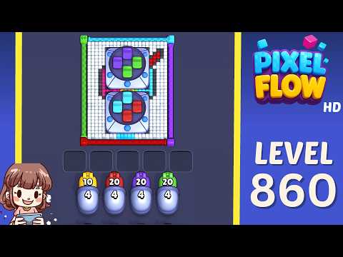 Pixel Flow Level 860 Walkthrough