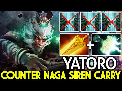 YATORO [Monkey King] Situational build Counter Naga Siren Carry Dota 2