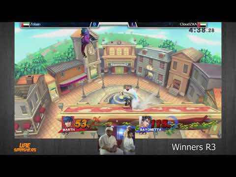 SMKM: Zolain (Mario, Marth) vs CloudXZA (Bayonetta) - WR3