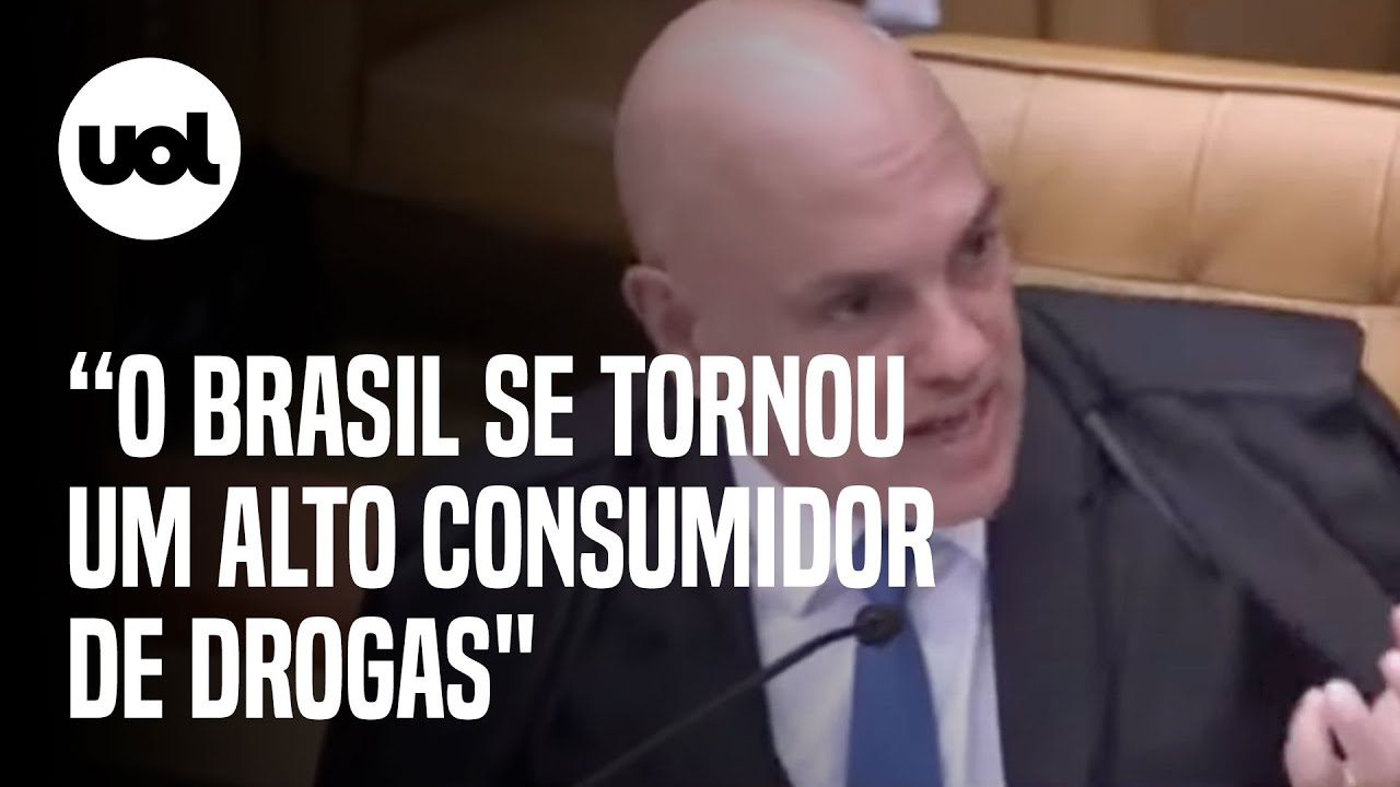 'Brasil é o maior consumidor de maconha do mundo', diz Moraes durante voto no STF