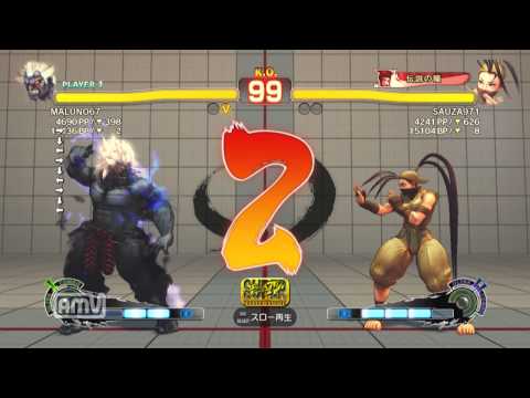 MALUNO67 [Oni] vs SAUZA971 [Ibuki] SSF4 AE Japanese Online Ranked Matches