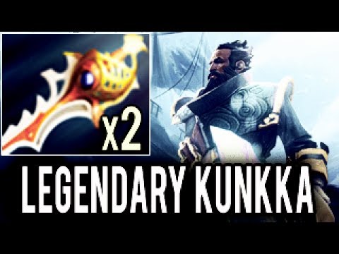 !Attacker Legendary Kunkka is BACK! Epic DOUBLE DIVINE RAPIER SMACKDOWN ! 7.06 Dota 2
