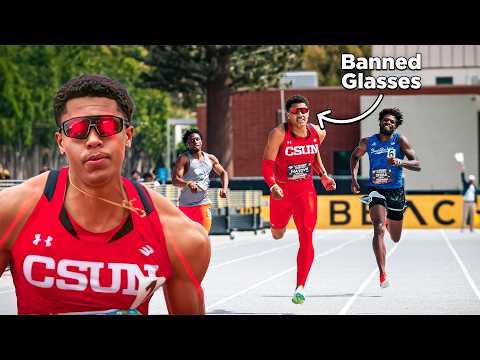 Ich habe illegale Aufnahmebrillen in ein Leichtathletik-Meeting geschmuggelt.