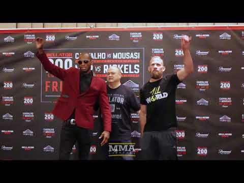 Bellator 200: David Rickels Pretends to Snatch MVP's Heart During Staredown