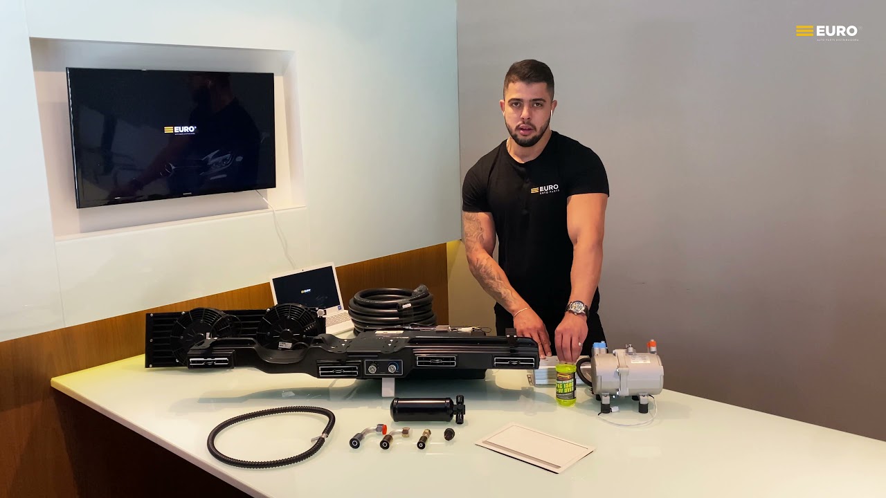 KIT AR CONDICIONADO ELÉTRICO PARA VOLKSWAGEM FUSCA O MAIS TOP EXCLUSIVO EURO AUTO PARTS
