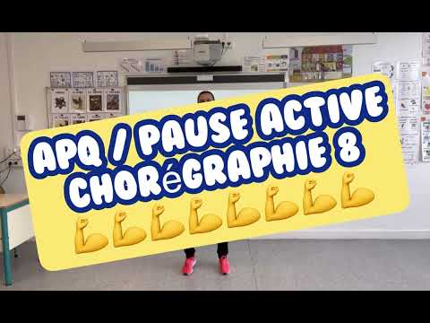 Activité Physique Quotidienne / Pause Active Chorégraphie 8