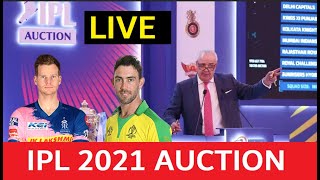 VIVO IPL Player Auction 2021:  #IPLAUCTION2021 Live Streaming  MORRIS 16.25CR MAXWELL 14.5CR