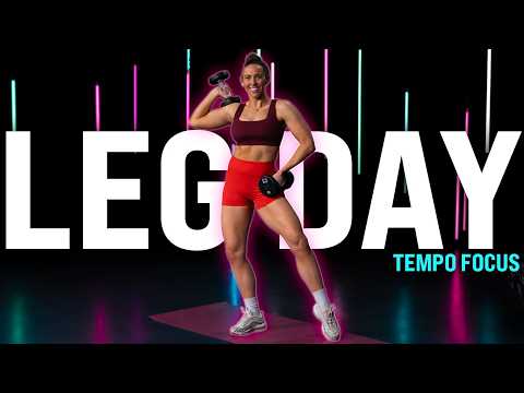 30 Minute Dumbbell Lower Body | Slow Tempo for Maximum Gains