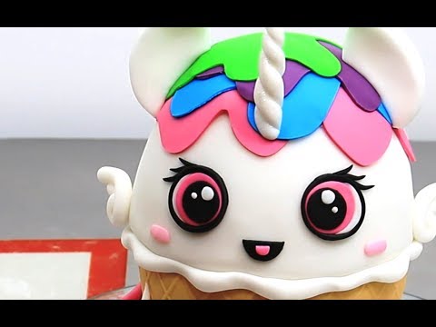 ICE CREAM  Unicorn KAWAII Cake How To by CakesStepbyStep