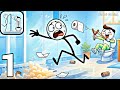 Mr Long Hand Gameplay Walkthrough Android IOS The Stick Man With Long Arms Puzzle Game