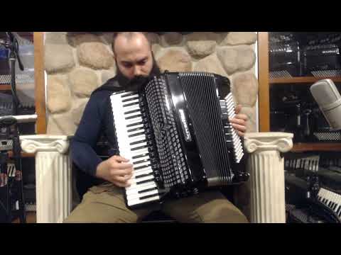 5858 - Black Serenellini Imperator IV Piano Accordion LMMM 41 120 $4999