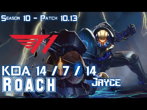 T1 Roach JAYCE vs VOLIBEAR Top - Patch 10.13 KR Ranked