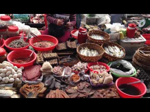 Country Foods, Walk Around The Market Food In Pnom Penh City, Cambodia
