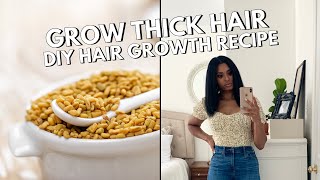HOW TO MAKE DIY HAIR GROWTH SPRAY l FENUGREEK FOR HAIR GROWTH l HOW TO GET THICK HAIR