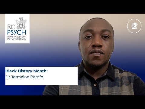 Dr Jermaine Bamfo on Black Mental Health -Black History Month