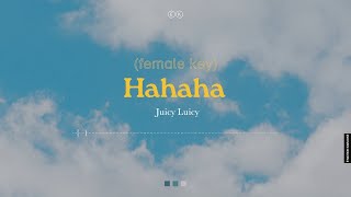 Download lagu Juicy Luicy - HAHAHA (Female Key) ( Karaoke) mp3