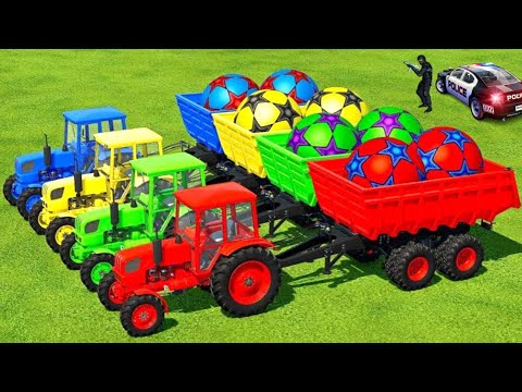 Load And Transport Soccer Balls With Fendt Tractors