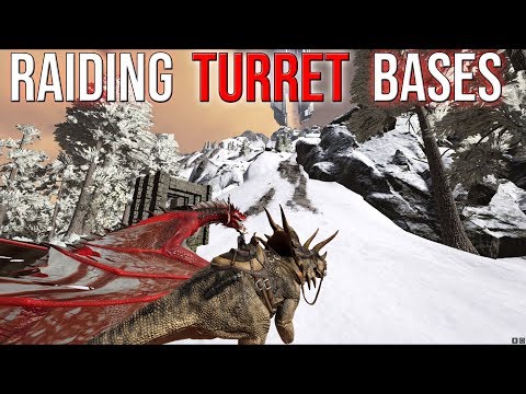 EASY PROFIT FROM HEAVY TURRET BASES - ARK 3-MAN PVP SERVERS SOLO #3