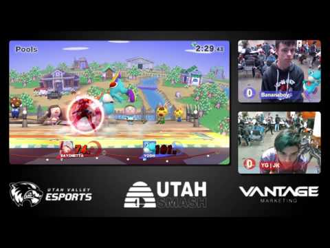 [2017-02-25] 3rd Annual SSB Tourney at UVU - SSB4 - Pools - Bananaboy vs YG | JK