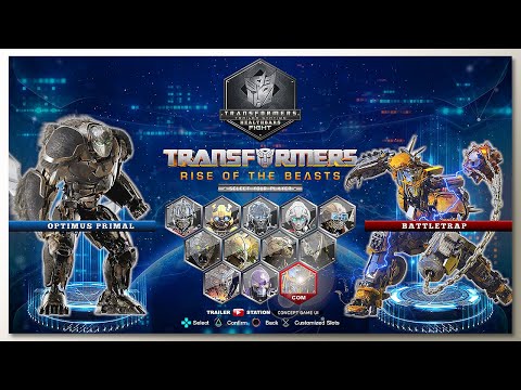 Concept Game UI for "Transformers: Rise of the Beasts"