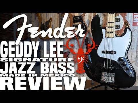 Fender MIM Geddy Lee Jazz Bass 2012 - Present - Black image 5