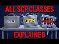 All SCP Classes Explained So You Don T Have To Look Them Up