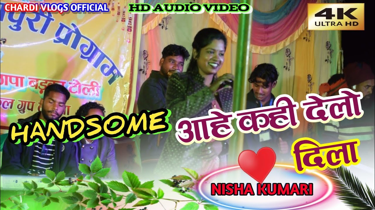 NEW NAGPURI SONG 2024🌿हैंडसम आहे कही दिला लगालो🌿SINGER NISHA KUMARI🌿NEW THETH NAGPURISONG