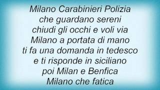 Lucio Dalla - Milano Lyrics