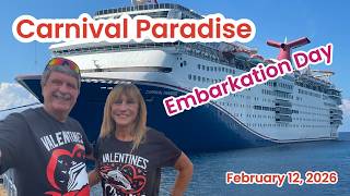 Carnival Paradise Embarkation Day