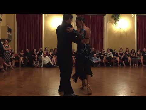  Alejandra Hobert  and  Adrian Veredice  are  dancing  to  a  tango  in  2019