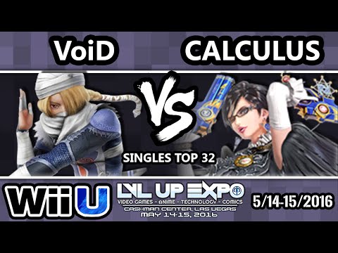 LVL Up Expo - 2GG Void (Sheik) Vs. Calculus (Bayonetta) SSB4 Top 32 - Smash Wii U - Smash 4
