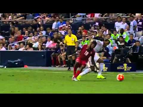 Yellow card USA - No.21 Timmy CHANDLER #GoldCup2015 #CopaOro2015 @fepafut @ussoccer