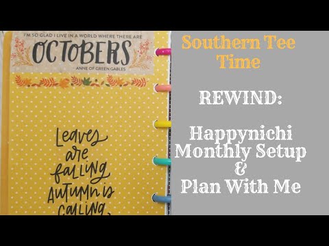Happynichi REWIND October Monthly setup | Weekly PWM #SquadLife #SquadGoals